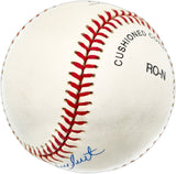 Rafael Santana Autographed Official NL Baseball New York Mets "1986 World Series Champs" Beckett BAS QR #BN14964