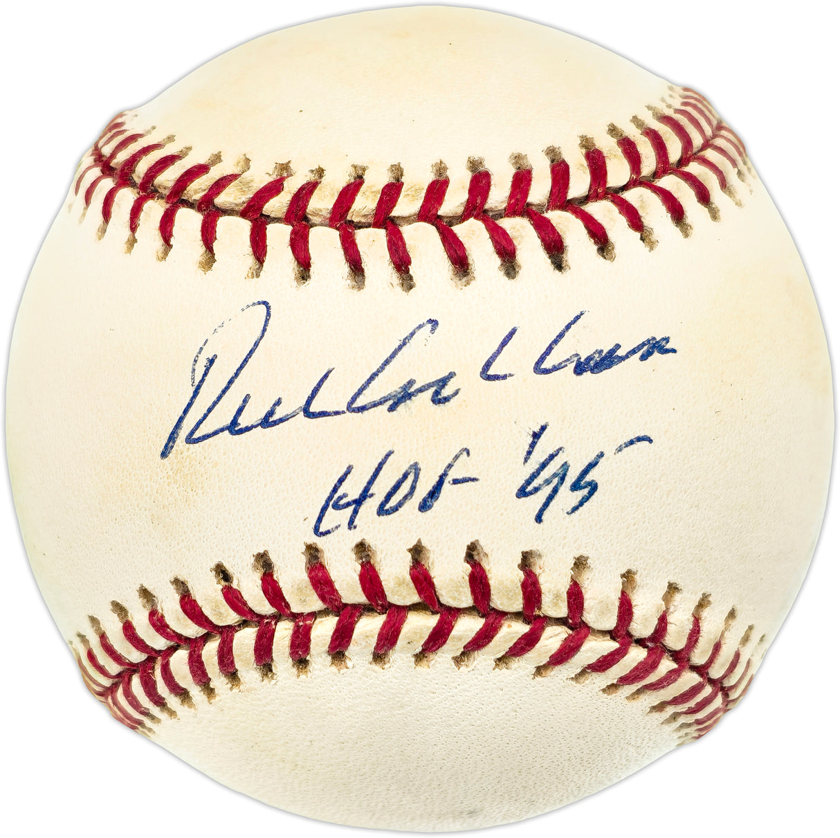 Richie Ashburn Autographed Official NL Baseball Philadelphia Phillies "HOF 95" Beckett BAS QR #BN14998