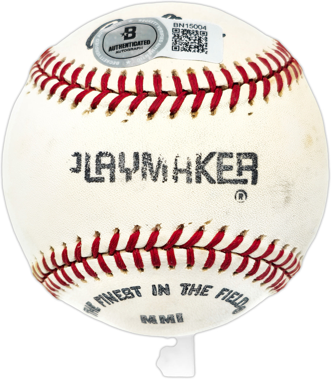 Lou Brock Autographed Official 3000 Hit Rawlings Baseball St. Louis Cardinals Beckett BAS QR #BN15004