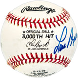 Lou Brock Autographed Official 3000 Hit Rawlings Baseball St. Louis Cardinals Beckett BAS QR #BN15004