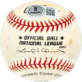 Ozzie Smith Autographed Official NL Baseball St. Louis Cardinals Beckett BAS QR #BN15015