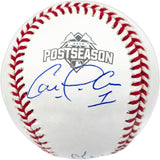 Carlos Correa Autographed Official 2015 Postseason Logo MLB Baseball Houston Astros Signed Twice TriStar Holo #7647062