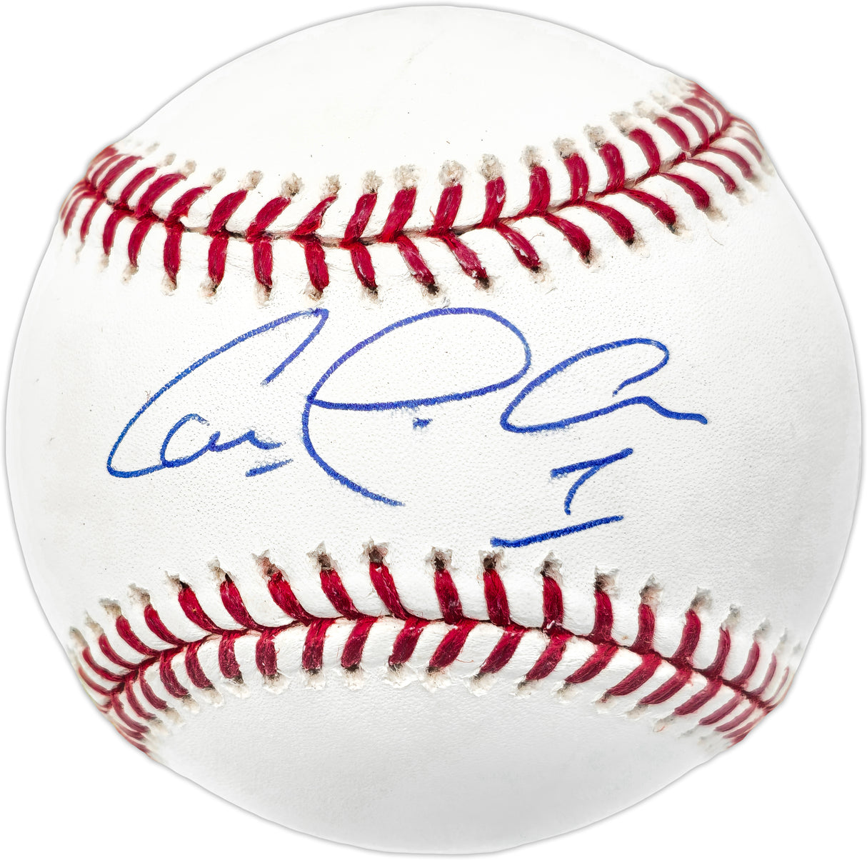 Carlos Correa Autographed Official 2015 Postseason Logo MLB Baseball Houston Astros Signed Twice TriStar Holo #7647062