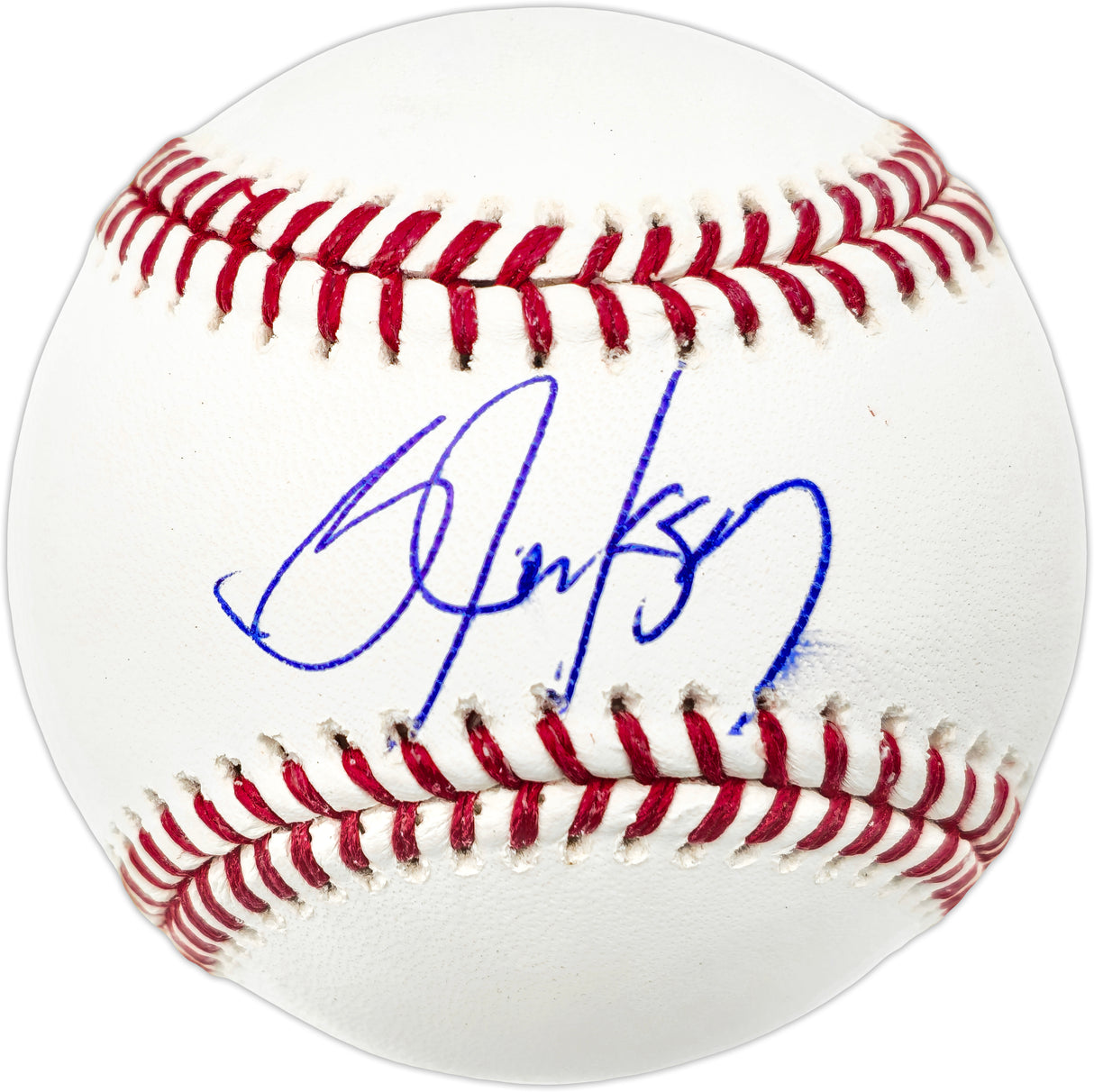 Bo Jackson Autographed Official MLB Baseball Kansas City Royals (Smudged) Beckett BAS Witness #W716976