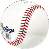 Bo Jackson Autographed Official MLB Baseball Kansas City Royals (Smudged) Beckett BAS Witness #W716976