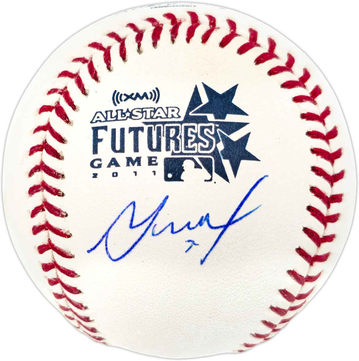 Jose Altuve Autographed Official 2011 All Star Futures Game Logo Baseball Houston Astros JSA #WIT570026