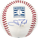 Scott Rolen Autographed Official HOF Logo Baseball St. Louis Cardinals Beckett BAS Witness #W398478