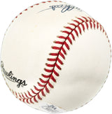 Eddie Mathews Autographed Official NL Baseball Milwaukee Braves JSA #AA57120