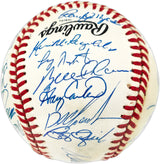 1986 New York Mets Team Autographed Official NL Baseball With 29 Signatures Including Gary Carter PSA/DNA #W03517