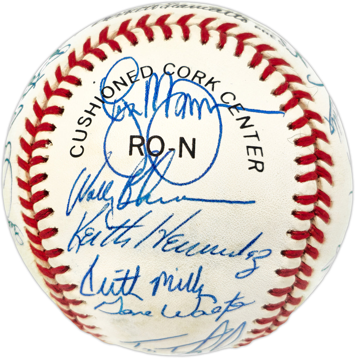 1986 New York Mets Team Autographed Official NL Baseball With 29 Signatures Including Gary Carter PSA/DNA #W03517