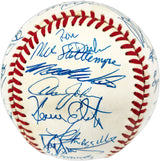 1986 New York Mets Team Autographed Official NL Baseball With 29 Signatures Including Gary Carter PSA/DNA #W03517