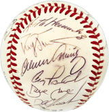 1986 New York Mets Team Autographed Official NL Baseball With 29 Signatures Including Gary Carter PSA/DNA #W03520