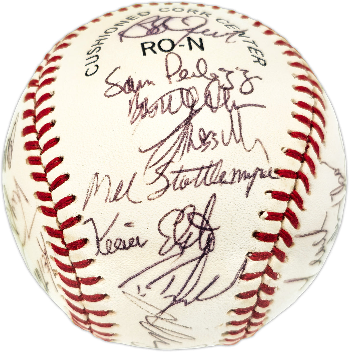 1986 New York Mets Team Autographed Official NL Baseball With 29 Signatures Including Gary Carter PSA/DNA #W03520