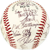 1986 New York Mets Team Autographed Official NL Baseball With 29 Signatures Including Gary Carter PSA/DNA #W03520