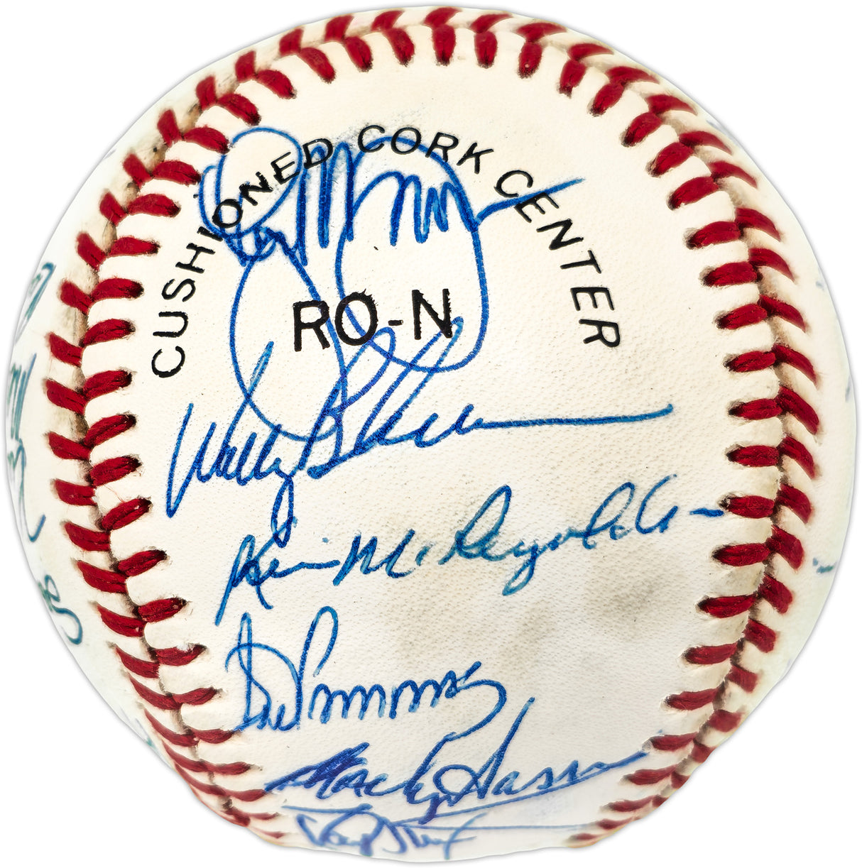 1986 New York Mets Team Autographed Official NL Baseball With 28 Signatures Including Gary Carter PSA/DNA #W03513