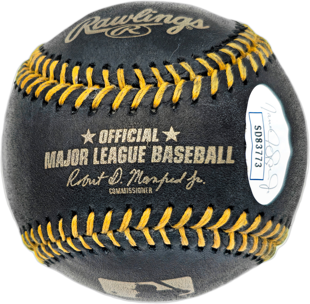 Vladimir Guerrero Jr. Autographed Official Black MLB Baseball Toronto Blue Jays JSA #SD83773