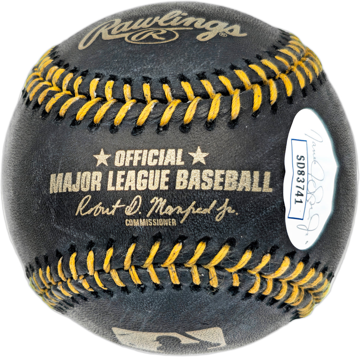 Vladimir Guerrero Jr. Autographed Official Black MLB Baseball Toronto Blue Jays JSA #SD83741