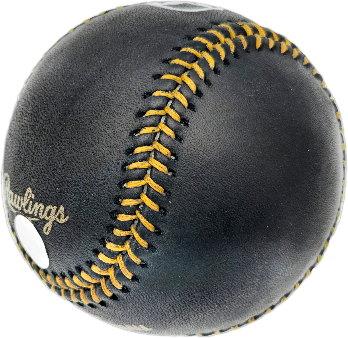 Ichiro Suzuki Autographed Official Black MLB Baseball Seattle Mariners "01 ROY/MVP" (Smudged) IS Holo SKU #237475