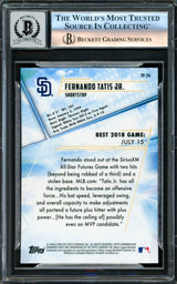 Fernando Tatis Jr. Autographed 2018 Bowman's Best Rookie Card #TP-24 San Diego Padres Auto Grade Gem Mint 10 Beckett BAS #16172837