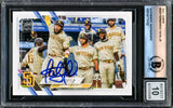 Fernando Tatis Jr. Autographed 2021 Topps Card #323 San Diego Padres Auto Grade Gem Mint 10 Beckett BAS #16173102