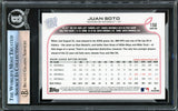 Juan Soto Autographed 2022 Topps Card #150 New York Yankees Beckett BAS #16178671