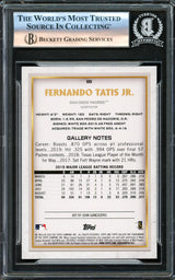 Fernando Tatis Jr. Autographed 2020 Topps Gallery Card #88 San Diego Padres Beckett BAS #16177989