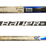 Matty Beniers Autographed 2022-23 Rookie Season Game Used Bauer Vapor Hyperlite Hockey Stick Seattle Kraken "2023 Calder, 24 G, 33 A, & 57 PTS." (Photo Matched) Beckett BAS QR & MeiGray Group #MGA34491