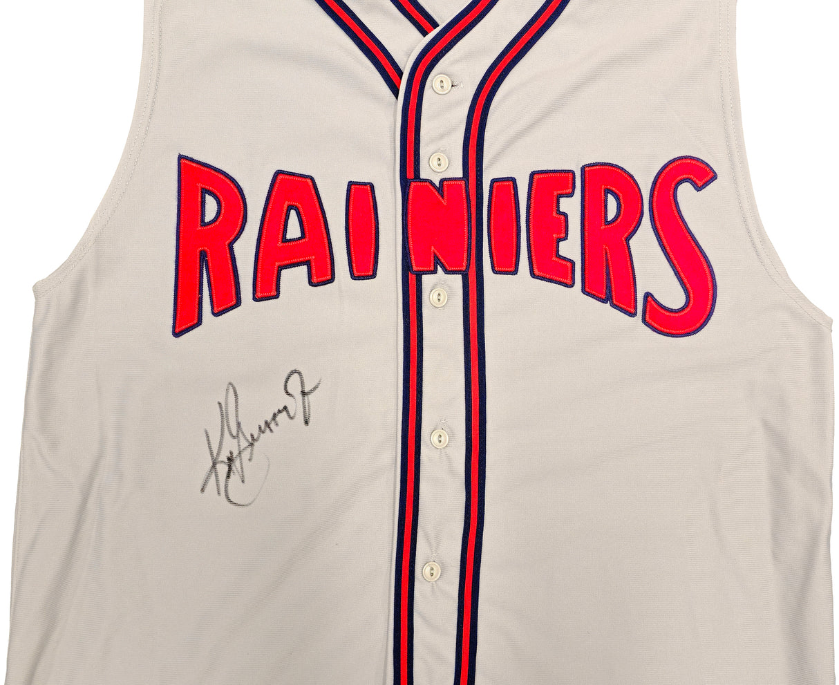 Tacoma Rainiers Ken Griffey Jr. Autographed Gray Authentic Mitchell & Ness Authentic Cooperstown Collection 1996 Jersey #236/240 UDA Holo #BAF72578