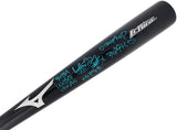 Ichiro Suzuki Autographed Black Mizuno Player Model Baseball Bat Seattle Mariners With 6 Stats "HOF 25" IS Holo & Beckett BAS Witness QR Stock #238609