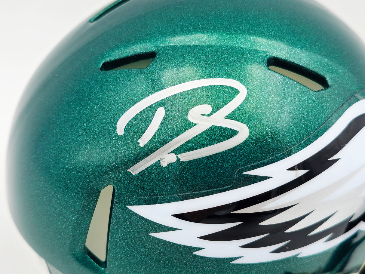 Darius Slay Jr. Autographed Philadelphia Eagles Green Speed Mini Helmet Beckett BAS Witness Stock #238575