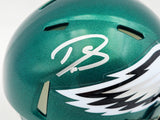 Darius Slay Jr. Autographed Philadelphia Eagles Green Speed Mini Helmet Beckett BAS Witness Stock #238575