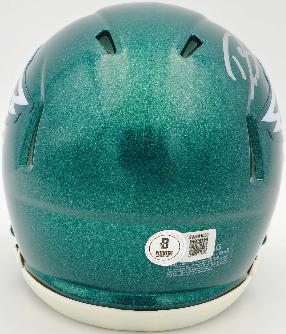 Darius Slay Jr. Autographed Philadelphia Eagles Green Speed Mini Helmet Beckett BAS Witness Stock #238575