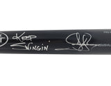 Jay Buhner Autographed Black Louisville Slugger Pro Stock Baseball Bat Seattle Mariners "Keep Swingin" Beckett BAS Witness Stock #238593