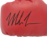 Mike Tyson Autographed Red Everlast Boxing Glove LH Beckett BAS Witness Stock #238299