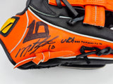 Miguel Tejada Autographed Game Used Mizuno Fielding Glove Oakland A's & Baltimore Orioles Beckett BAS QR #BL65389