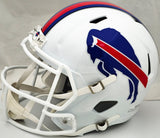 Jim Kelly Autographed Buffalo Bills White Full Size Speed Replica Helmet Beckett BAS Witness Stock #224728