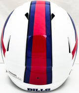 Unsigned Buffalo Bills White Full Size Speed Replica Helmet Stock #224749