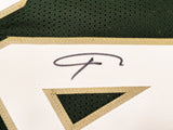 Milwaukee Bucks Giannis Antetokounmpo Autographed Green Jersey Beckett BAS Witness Stock #224708