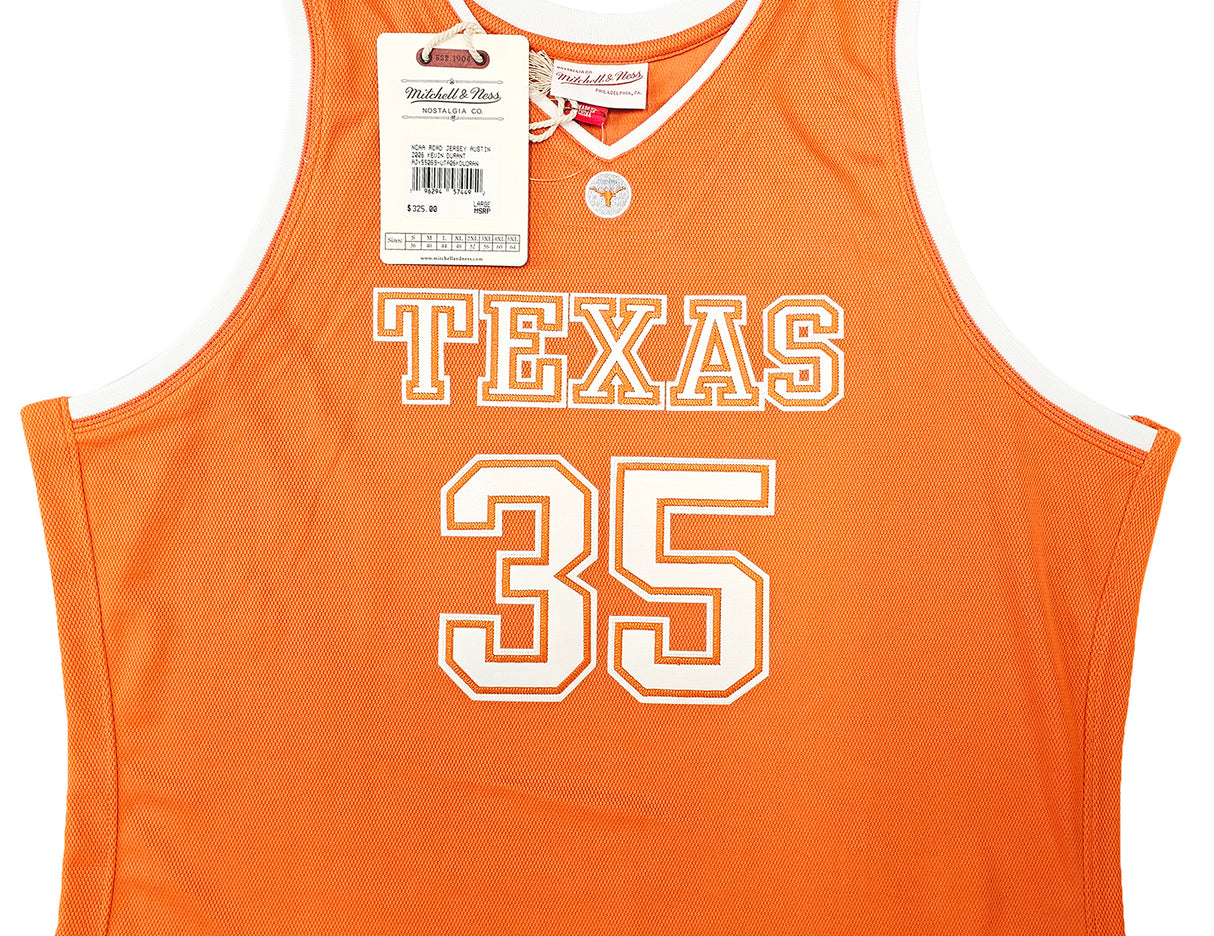 Texas Longhorns Kevin Durant Autographed Orange Authentic Mitchell & Ness College Vault 2006-07 Jersey Size 44 Beckett BAS QR Stock #212181