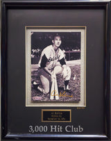 Al Kaline Autographed Framed Gold 3000th Hit Club 5x7 Photo Detroit Tigers #32/50 UDA Holo #BAF86508