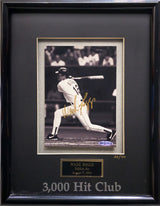 Wade Boggs Autographed Framed Gold 3000th Hit Club 5x7 Photo Boston Red Sox #33/50 UDA Holo #BAF86159