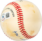 Al McBean Autographed Official NL Baseball Pittsburgh Pirates "Fireman of the Year 1964" Beckett BAS QR #BL93610