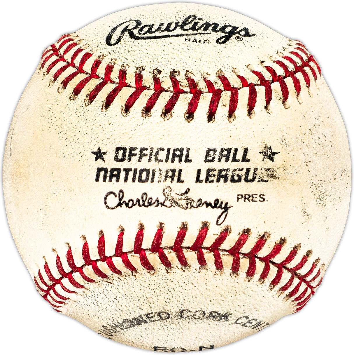 Willie Mays Autographed Official NL Baseball San Francisco Giants "Best Wishes" JSA #Z68496