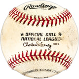 Willie Mays Autographed Official NL Baseball San Francisco Giants "Best Wishes" JSA #Z68496