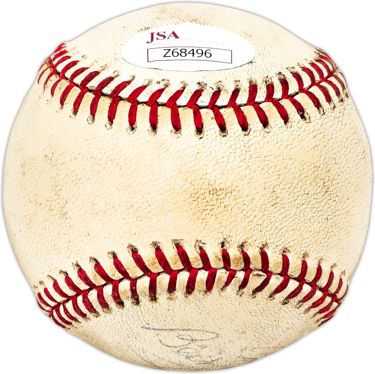 Willie Mays Autographed Official NL Baseball San Francisco Giants "Best Wishes" JSA #Z68496