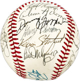 1979 Minnesota Twins Team Signed Autographed Official NL Baseball With 28 Signatures SKU #225356