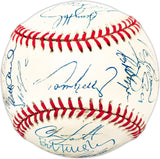 1997 Minnesota Twins Team Autographed Official AL Baseball With 31 Signatures Including Paul Monitor SKU #225424