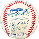 1997 Minnesota Twins Team Autographed Official AL Baseball With 31 Signatures Including Paul Monitor SKU #225424