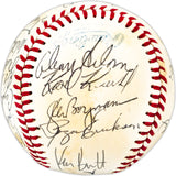 1997 Minnesota Twins Team Autographed Official AL Baseball With 25 Signatures SKU #225428