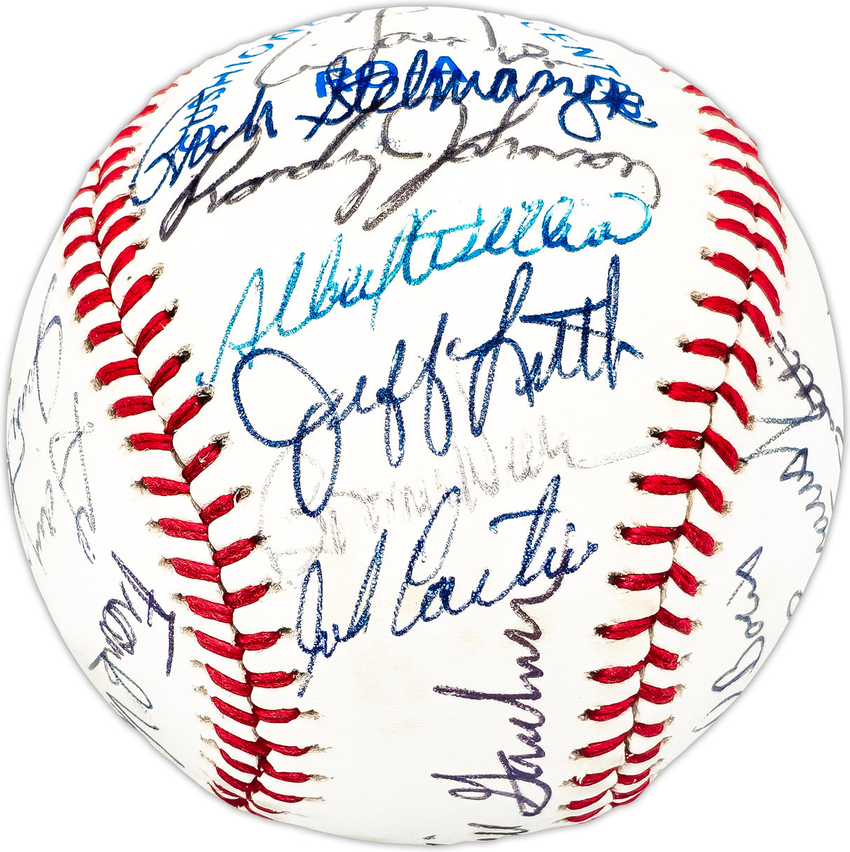 1982 Minnesota Twins Team Autographed Official AL Baseball With 30 Signatures SKU #225431